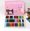 12 Colores/24 Colores/39 Colores Hilo de Coser Hilo de Poliéster Bobina 402 Máquina de Coser Hilo para Coser a Mano