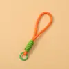 Cuerda Anti-Pérdida Color Caramelo Fabricante Directo Personalización en Lotes Pequeños Cuerda de Muñeca Tejida Color Dopamina Compra Corporativa Lote al Por Mayor