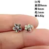 Amazon Transfronterizo 19 Flores Perforadas Cuentas Espaciadoras Pulsera Collar DIY Ropa Joyería Accesorios Al por Mayor
