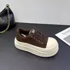 Otoño 2026 Nuevos Zapatos de Mujer Retro con Estampado de Leopardo Bloques de Color Suela Gruesa que Aumentan la Altura Suela Ultra Ligera Suave Punta Redonda Con Cordones Mocasines Versátiles