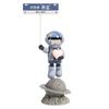 Enfeites de chão grandes de astronauta vermelho em rede, acessórios para casa, loja Shangchao, escultura de astronauta, presente de inauguração de casa