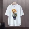 Nova camiseta de manga curta masculina verão coreano estilo moderno simples meia manga top Hong Kong estilo frouxo casual moda marca t-shirt
