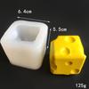 Molde para Vela Aromática de Queijo DIY Molde de Silicone Ferramentas de Confeitaria Molde para Bolo de Queijo Molde Simples para Sabonete de Queijo