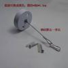 Candelabro cable línea lámpara panel lámpara cuerda colgante cable de acero lámpara fluorescente canaleta de aluminio lámpara de oficina ajuste de cable colgante