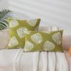 Funda de Almohada de Chenilla de Calabaza de Halloween Hogar Sofá Cama Mesita de Noche Funda de Almohada Decorativa Moderna Simple Crema Cojín