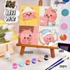 20*20 Desenho Animado Pintura a Óleo Digital DIY Colorir Pintura Decorativa Genshin Flor Pintura a Óleo Pintura a Óleo Digital Infantil Atacado