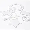 Placa Acrílica Transparente 4mm Formato Irregular Base para Sobremesa Acessórios Artesanais DIY Quadrada Em Estoque