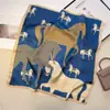 Faixa de Cabelo Estampada de Verão e Outono Lenço de Seda Pequeno Fitas Longas Pequenas Femininas Estilo Francês Lenço Quadrado Pequeno Camisa para Amarrar