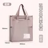 Bolsa Portátil para Libros, Bolsa Engrosada para Tutorías, Bolsa para Estudiantes de Primaria para Tutorías, Bolsa de Malla de Doble Capa de Gran Capacidad para Almacenamiento de Libros de Texto