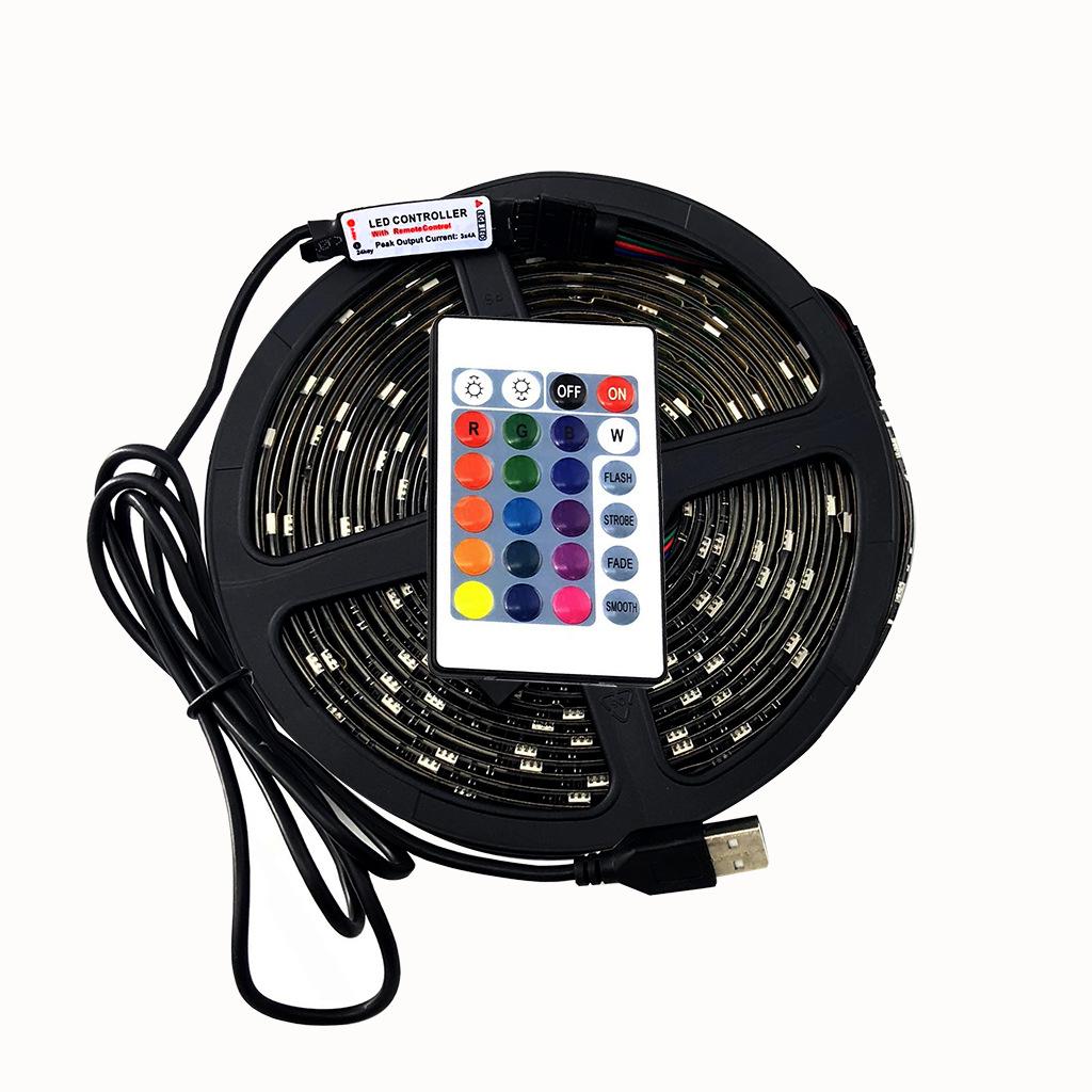 黑板5V5050防水RGB24键USB