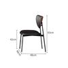 Silla de Comedor Hogar Estilo Mid-Century Silla con Respaldo 2025 Nuevo Francés de Alta Gama Mesa y Silla de Comedor Madera Maciza Silla Italiana Eames