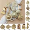 Producto Nuevo Transfronterizo Más Vendido Bola Blanca de Navidad Adorno de Bola para Árbol de Navidad Colgante Colgante Set de Bolas de Navidad de Alta Gama Colgante Colgante