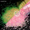 Lantejoulas que Brilham no Escuro Glitter Nail Art DIY Lantejoulas Sonhadoras Fluxo Misto Glitter Multicor Tartaruga Luminescente Noturna