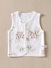 Ropa de bebé primavera y otoño 2024 clase A algodón puro camiseta interior chaleco para bebé top ropa para salir venta al por mayor