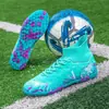 Zapatos de fútbol con tacos largos transfronterizos para hombre, tacos de césped artificial de caña alta, zapatillas deportivas para estudiantes jóvenes, zapatos para entrenamiento de competición