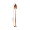 Cuchara de acero inoxidable 1010 cuchara para comer cuchara para niños Cuchara de cocina cuchara para helado cuchara redonda cuchara puntiaguda juego de 6 piezas