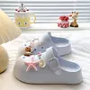 Sandalias Retro Estilo Birkenstock Japonés Verano Simples para el Trayecto con Puntera de EVA Cómodas para Caminatas Largas con Agujeros en las Suelas