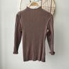 Counter qualidade 2024 pequeno livro vermelho popular Sanzhai plissado super doce fresco casual all-match high-end top t-shirt