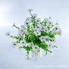 Tela con Serigrafía de Flores de Eucalipto Morado de Siete Ramas Flores Artificiales Decoración Exterior Flores Falsas Moradas