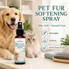 KineShineX Spray Suavizante para Pelo de Mascota 60ml, para alisar y desenredar el pelaje en gatos y perros, reduce la electricidad estática