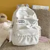 Nova Mochila Escolar Estilo Japonês Ins, Mochila Fofa com Laço para Meninas do Ensino Médio, Estilo Universitário, Mochila Leve e Doce