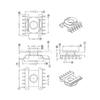 Patch Er14 Esqueleto Er14.5 Transformador Esqueleto Er14.5 Patch Esqueleto 6+6 Material Baquelite