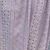 En stock Suministro Explosivo Soluble en Agua Jacquard Tejido Agujero Hueco Moda Vestido Camisa Base Tela Primavera y Verano