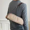 Bolsa feminina de camurça 2026 novo outono vintage Maillard bolsa de ombro para o dia a dia bolsa de mão de nicho