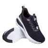 Sapatos de caminhada femininos leves, com sola grossa e absorção de choque, adequados para mães de meia-idade e idosas, de ajuste largo, sapatos casuais de sola macia