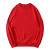 Suéter Terry de cuello redondo de color sólido para otoño e invierno, jersey, camisa cultural, abrigo, ropa de clase, ropa de trabajo para imprimir LOGO en nombre del cabello
