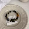 Pulsera Lindos Dibujos Animados Queso Salsa de Sésamo Negro Hello Kitty Ojos Amarillos Pulsera de Estrella de Pareja Nicho ins