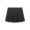 Falda de Punto para Mujer Primavera y Otoño Nueva Sexy de Cintura Alta Ajustada Moda Anti-Exposición Falda Plisada de Lana Línea A Falda Corta