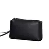 Bolsa de Mão Masculina de Couro Genuíno de Alta Qualidade Moda Casual Bolsa de Mão Couro Bovino Camada Superior Luxo Viagem de Negócios Bolsa de Mão