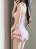 2026 Nuevo Traje de Baño de Una Pieza a Cuadros con Cuello Cuadrado para Mujer Cintura Ceñida Volantes Oculta Barriga Adelgazante Traje de Baño para Piscina Caliente y Playa