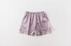 Pantalones de Lazo de Seda Estilo Coreano Nuevo Leggings Ligeros Antirozaduras de Encaje para Mujer Shorts Casuales para el Hogar Base Transpirable