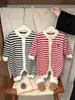 Ropa Roja de Otoño e Invierno para Bebé, Mono Súper Lindo para Bebé Niño, Suéter de Otoño para Bebés Pequeños, Ropa de Salida para Bebés