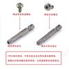 Broca Hexagonal Sgs S2 Bobina Magnética Forte Broca para Parafusadeira Elétrica com Furo Hexagonal Flor de Ameixa Broca Sólida para Furadeira Elétrica Manual