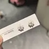 Pinzas Magnéticas para Orejas de Camelia Dulce para Mujer, Sin Perforación, Pinzas y Aretes de Mariposa Frescas y Versátiles Super Hada
