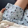 Pantalones Cortos de Algodón Nube de Verano para Mujer, Delgados, Talla Grande 220 Jin, Casual, Holgados, Perezosos, Cintura Alta, Pierna Ancha, para Caminar