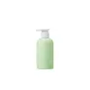 Botella dispensadora de bomba PET de 300 ml color macarrón, botella dispensadora de producto para el cuidado de la piel de gran capacidad, adecuada para empaque cosmético, en stock