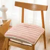 Almofada de Cadeira de Pelúcia Espessa 2024 Almofada de Cadeira Estudante Quente de Inverno Escritório Antiderrapante Almofada de Cadeira Doméstica Cadeira de Mesa de Jantar