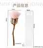 Pincel de Maquiagem Flor de Rosa, Cabo Floral Curvo para Blush em Pó Iluminador, Pincel Cosmético Decorativo