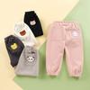 Pantalones de bebé, pantalones casuales para niñas, pantalones de jardín de infantes, ropa para niños, pantalones deportivos para bebés, pantalones grandes de PP