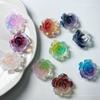 Nueva crema de pegamento de dos colores, rosa luminosa, accesorios de resina, horquilla hecha a mano para bricolaje, funda de teléfono, joyería al por mayor
