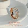 925 Anel de Estrela de Respiração de Bebê Anel de Casal de Design de Nicho Feminino Cheio de Diamantes Anel Feminino ins Moda Vento Frio Anel de Alimentos