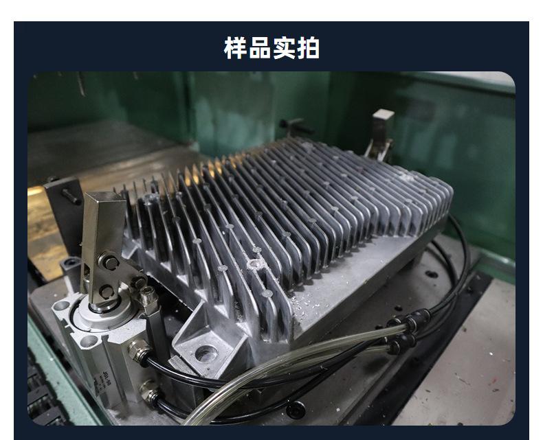 定做伺服钻孔攻丝机多孔径铝灯体钻孔攻丝一体机双伺服自动钻攻机