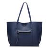 Bolsas de Comércio Exterior para Mulheres 2024 Nova Moda Europeia e Americana Padrão Simples Granulado Bolsas de Ombro Femininas Fabricante Atacado