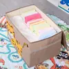 Caja de almacenamiento plegable de algodón y lino, caja de almacenamiento tipo cajón, caja de acabado de tela, caja de almacenamiento para embalaje, bolsa de almacenamiento, LOGO personalizado