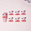 Día de Año Nuevo Estilo Japonés Dibujos Animados Arte de Uñas Joyería Resina Sanrio Accesorios para Uñas DIY Accesorios para Pendientes Jingle Cat
