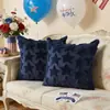 Funda de Almohada Transfronteriza Estilo Nuevo con Felpa en Forma de Estrella Cojín 3D para Sofá de Sala, Cojín Decorativo Navideño Venta al por Mayor